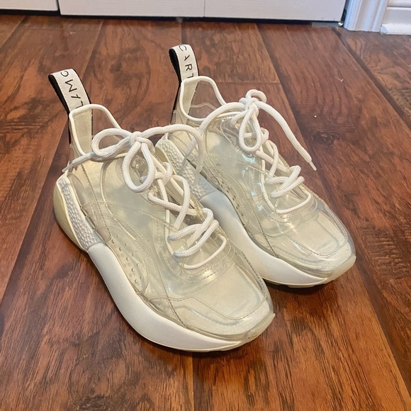 Stella McCartney eclypse clear pvc sneakers size 7 - Picture 3 of 8